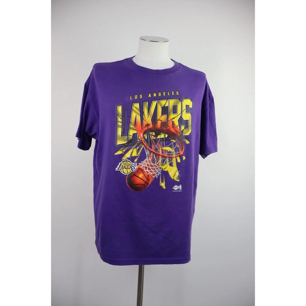 Le T-Shirt Tee Nba Lakers Los Angeles Homme Taille L Coton